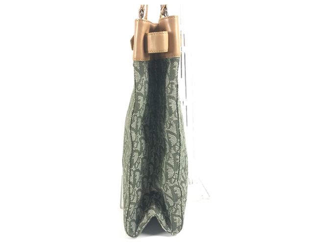 Borsa a spalla Trotter Logo Christian Dior Beige Cachi - vista 4