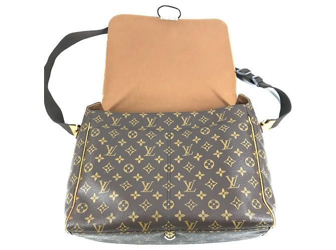 Borsa Messenger Abbesses Monogramma Louis Vuitton Marrone - vista 13