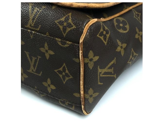 Borsa Messenger Abbesses Monogramma Louis Vuitton Marrone - vista 6