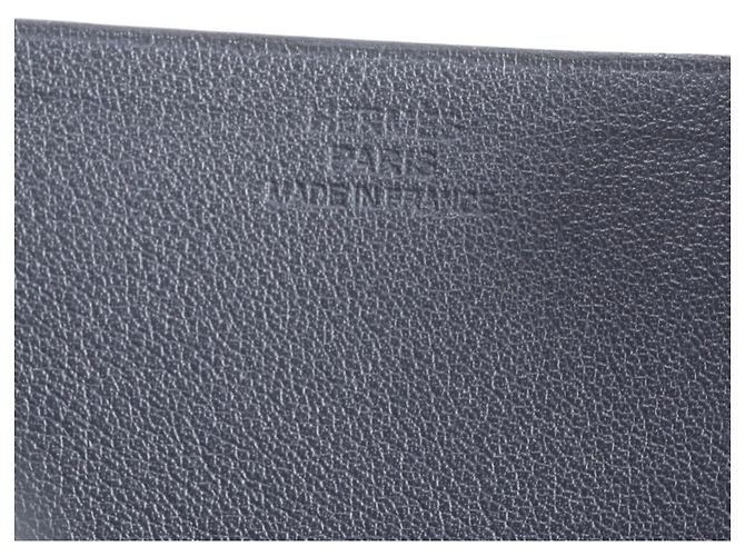 Hermès Hermes Tarmac PM Dragon Leather Passport Case Blue Navy blue - view 7