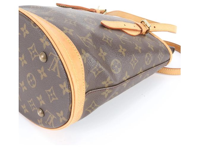 Borsa Tote Bucket PM Monogram Louis Vuitton Marrone Monogramma - vista 4