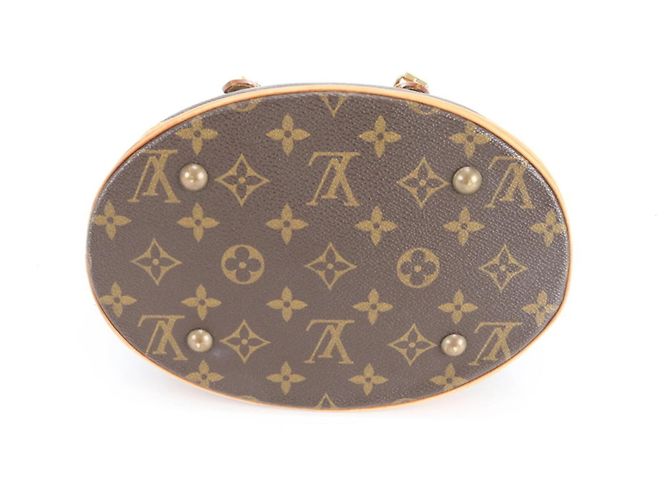 Borsa Tote Bucket PM Monogram Louis Vuitton Marrone Monogramma - vista 5