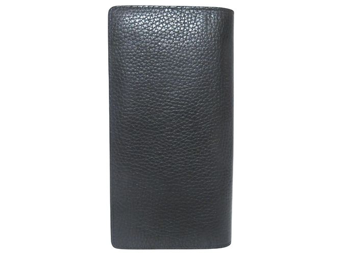 Portafoglio Lungo in Pelle Brazza Louis Vuitton Nero - vista 2