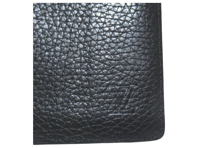 Portafoglio Lungo in Pelle Brazza Louis Vuitton Nero - vista 3