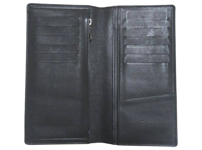 Portafoglio Lungo in Pelle Brazza Louis Vuitton Nero - vista 4