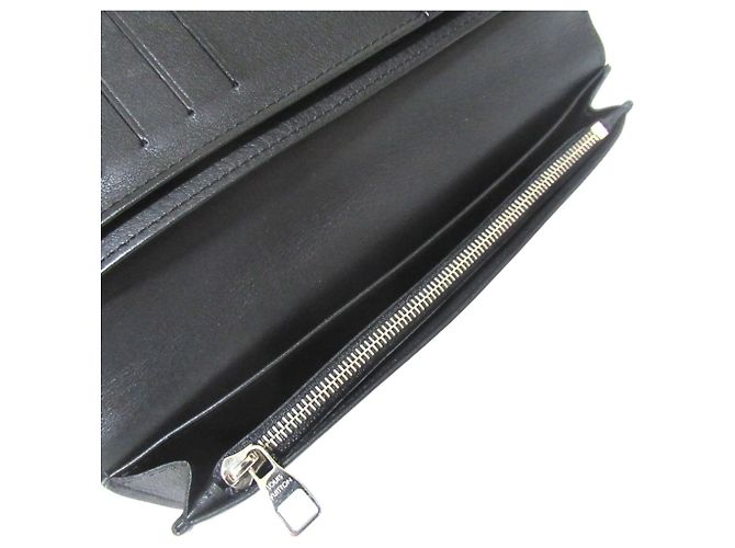 Portafoglio Lungo in Pelle Brazza Louis Vuitton Nero - vista 5