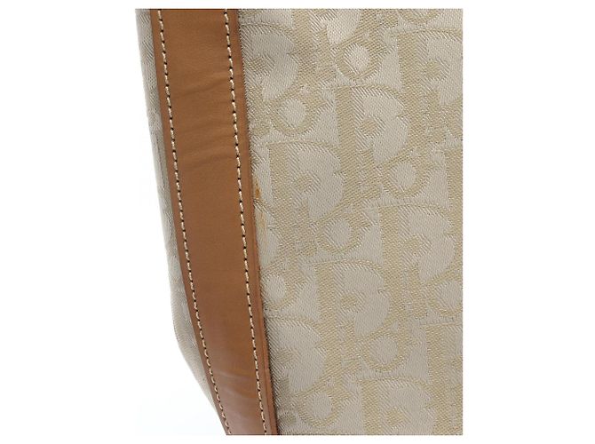 Borsa a Spalla Trotter Christian Dior Marrone Beige - vista 8