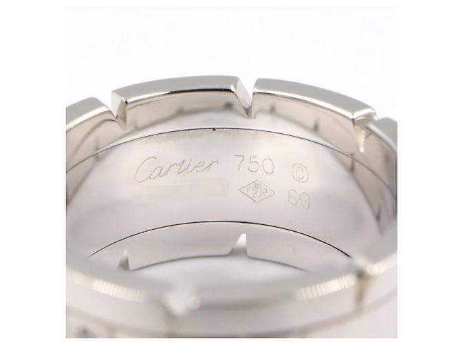 Cartier Tank Française LM Diamantring Silber - Ansicht 3