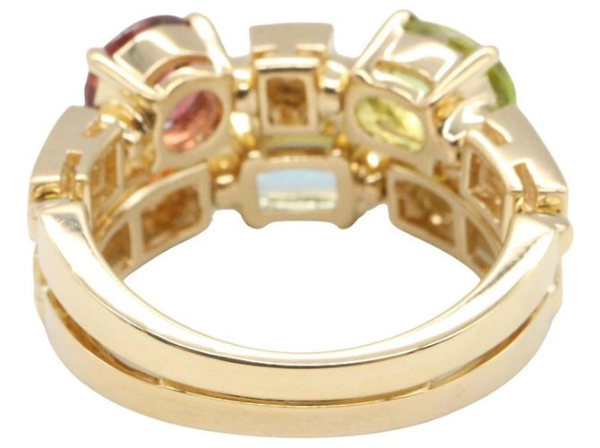 Anello Prezioso Bvlgari Bulgari Allegra Blu D'oro Verde Porpora - vista 3