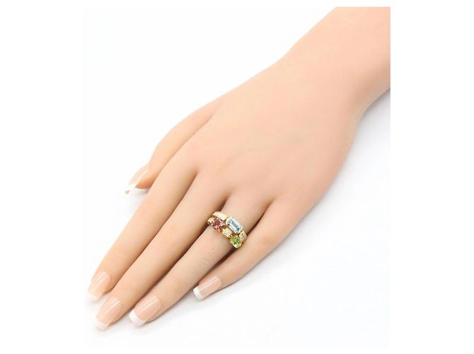 Anello Prezioso Bvlgari Bulgari Allegra Blu D'oro Verde Porpora - vista 7