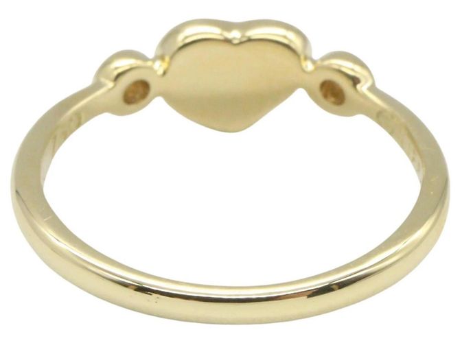 Anello a forma di cuore Tiffany & Co. in oro giallo con diamante D'oro - vista 3