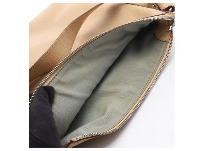 Borsa a Spalla Gancini Salvatore Ferragamo Beige - vue 5