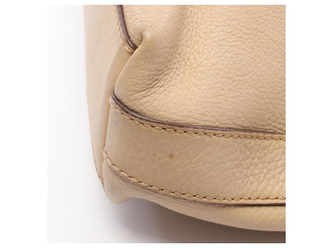 Borsa a Spalla Gancini Salvatore Ferragamo Beige - vue 9