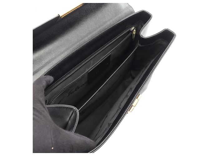 Borsa Gancini di Salvatore Ferragamo Nero - vista 3