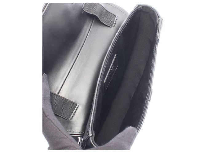 Borsa a vita Mini CD Diamond Saddle di Christian Dior Marrone Nero - vista 3