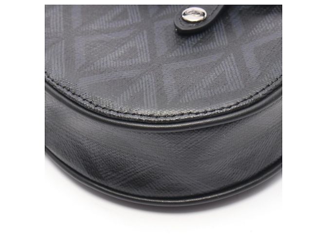 Borsa a vita Mini CD Diamond Saddle di Christian Dior Marrone Nero - vista 9