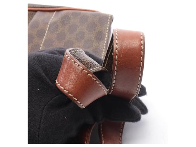 Céline Borsa Mini Tote Macadam Celine Marrone - vista 10