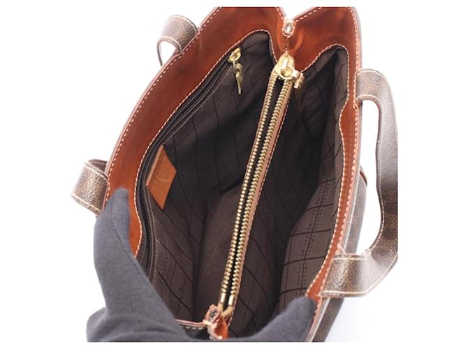 Céline Borsa Mini Tote Macadam Celine Marrone - vista 3