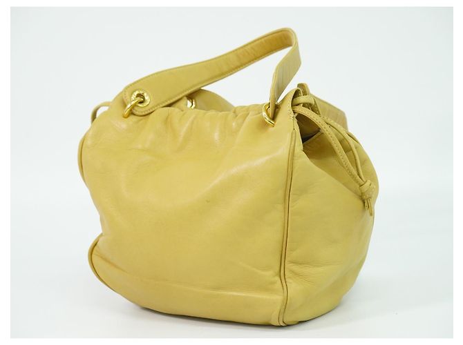 Loewe Anagram Tote Cuir Petit Beige - vue 2