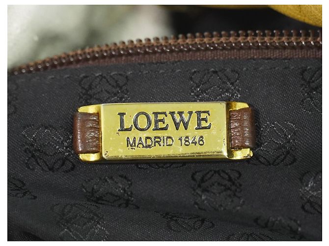 Loewe Anagram Tote Cuir Petit Beige - vue 4
