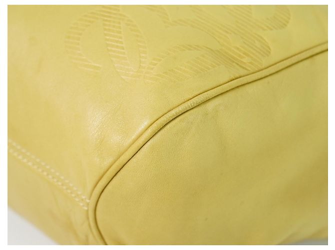 Loewe Anagram Tote Cuir Petit Beige - vue 6