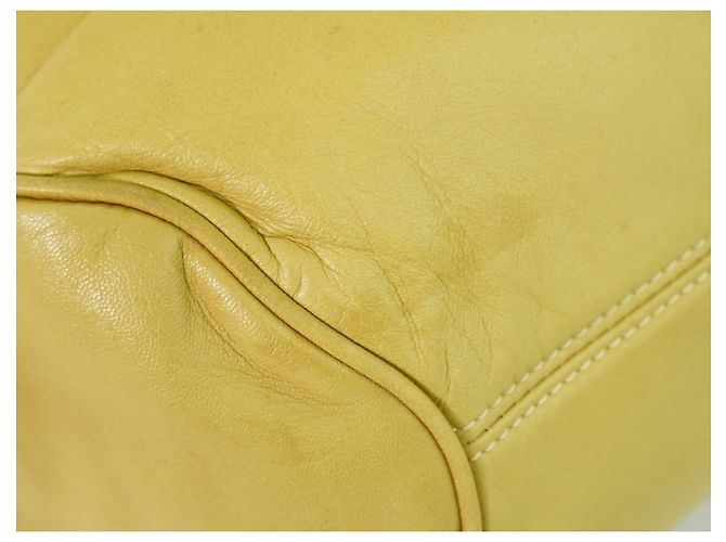 Loewe Anagram Tote Cuir Petit Beige - vue 7