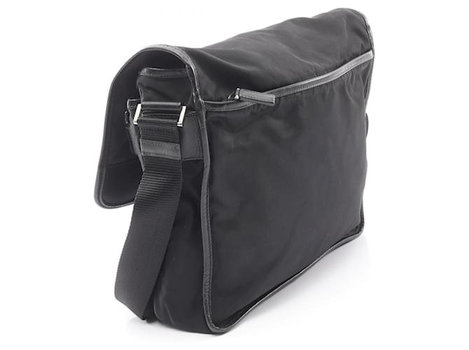 Prada Nylon Schultertasche Schwarz - Ansicht 2
