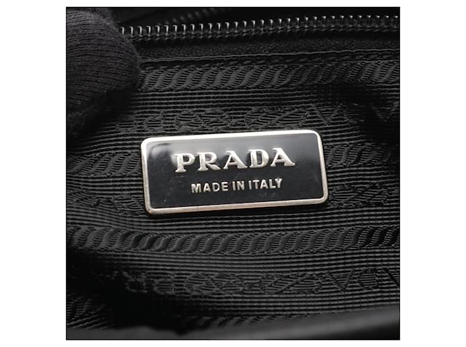 Prada Nylon Schultertasche Schwarz - Ansicht 4