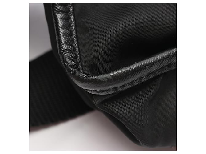 Prada Nylon Schultertasche Schwarz - Ansicht 7