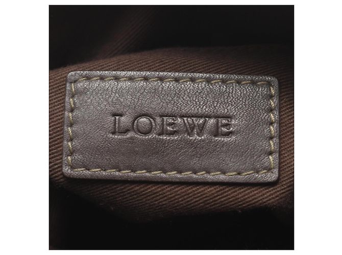 Bolsa de Ombro Anagram Repeat da Loewe Marrom - vista 4