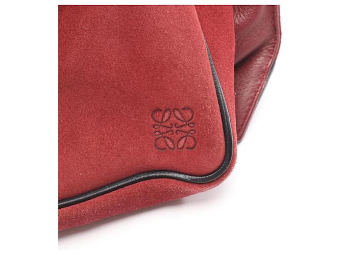 Clutch Anagram Second Bag Loewe Bordò - vista 10