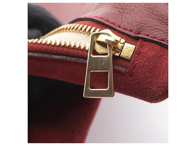 Clutch Anagram Second Bag Loewe Bordò - vista 5