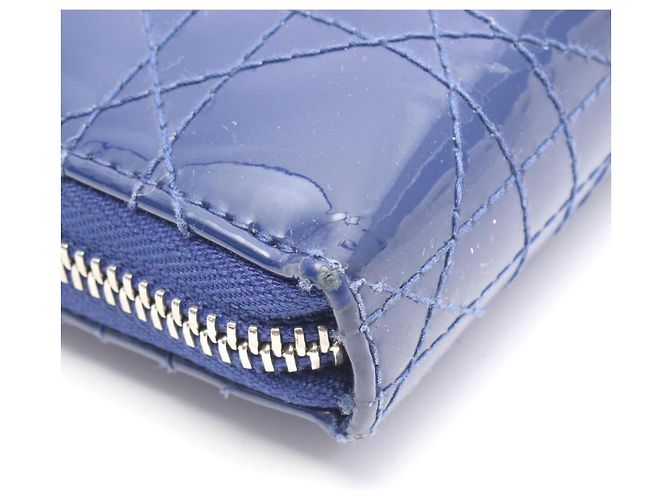 Cartera Larga Redonda Lady Christian Dior Azul - vista 12