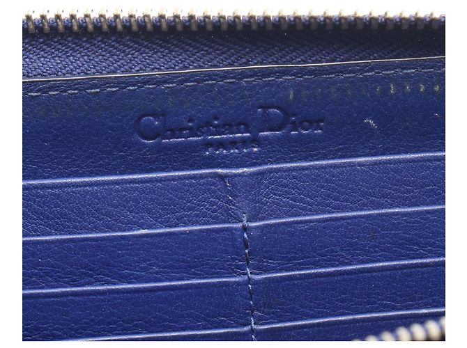 Cartera Larga Redonda Lady Christian Dior Azul - vista 4