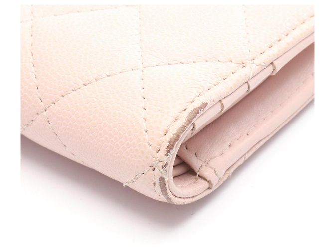 Billetera bi-fold pequeña Matelassé de Chanel Rosa - vista 10