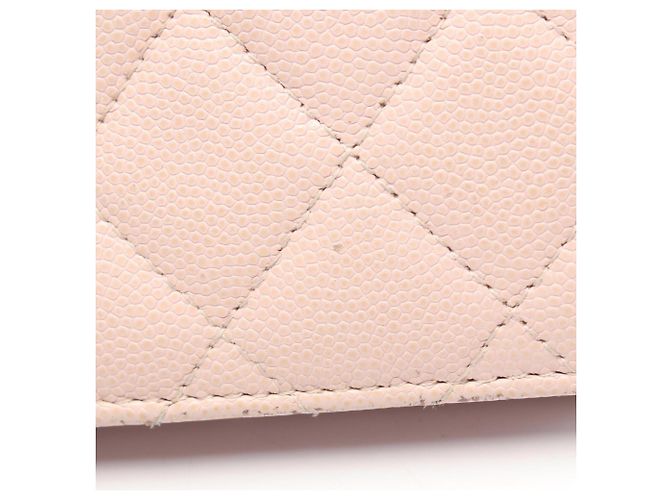 Billetera bi-fold pequeña Matelassé de Chanel Rosa - vista 14