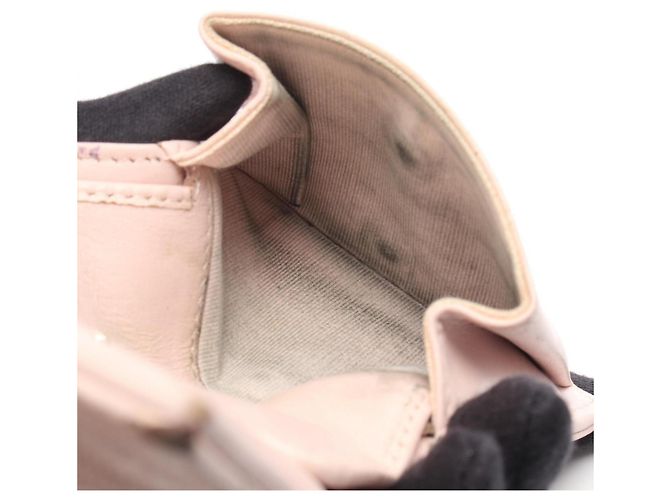 Billetera bi-fold pequeña Matelassé de Chanel Rosa - vista 4