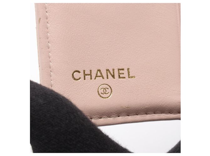 Billetera bi-fold pequeña Matelassé de Chanel Rosa - vista 5