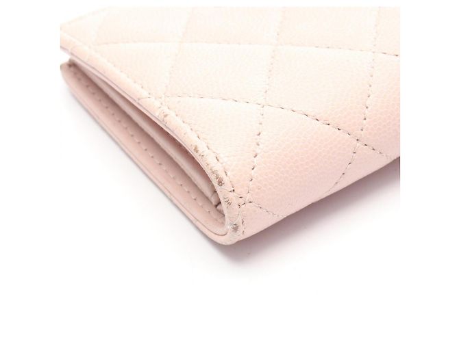 Billetera bi-fold pequeña Matelassé de Chanel Rosa - vista 9