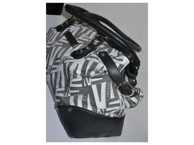 Versus borsa Nero Bianco - vista 3