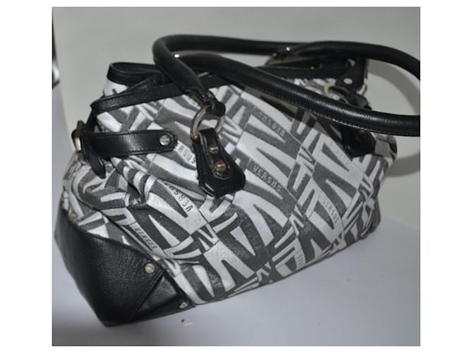 Versus borsa Nero Bianco - vista 4