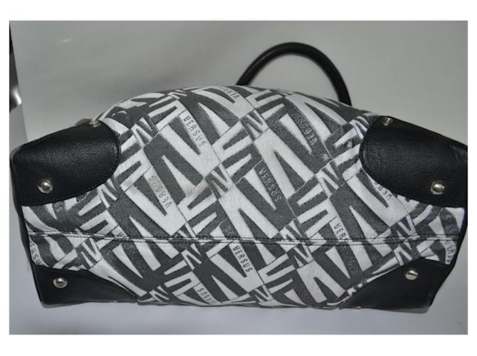 Versus borsa Nero Bianco - vista 5