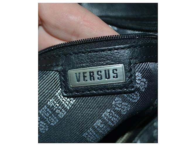Versus borsa Nero Bianco - vista 8