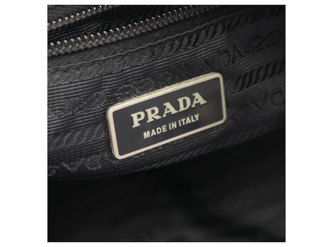Saffiano Bolso de hombro con logo triangular de Prada Negro - vista 4