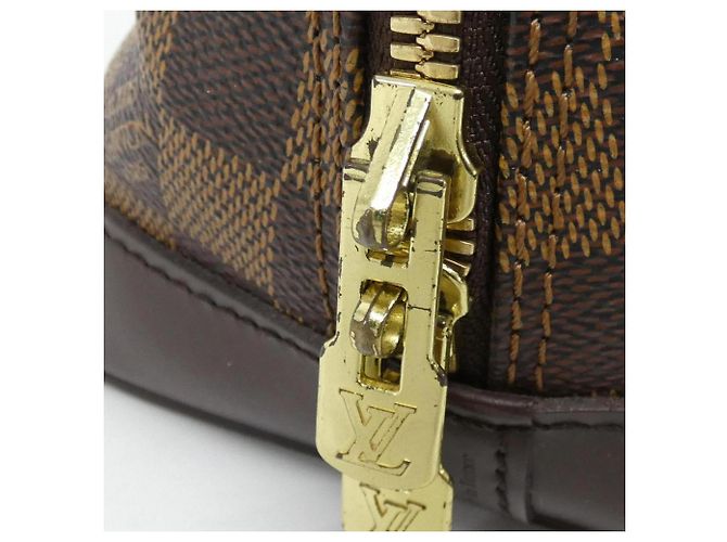 Borsa Alma PM Damier Louis Vuitton Marrone - vista 4