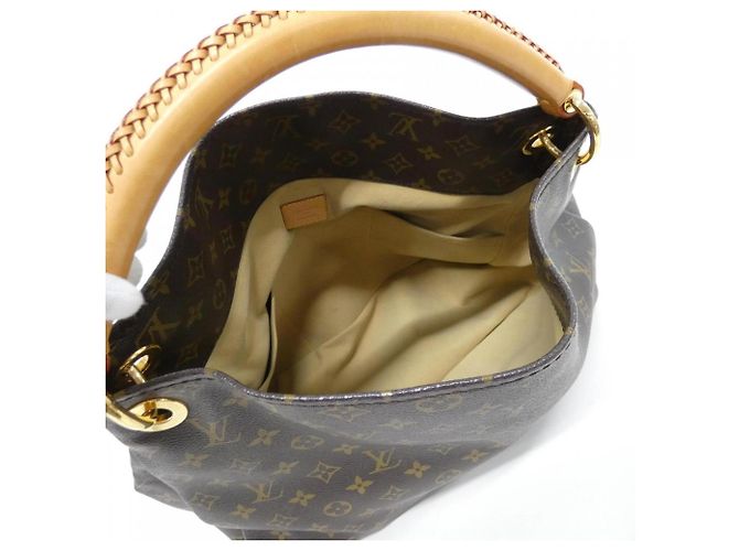 Borsa a Spalla Louis Vuitton Monogram Artsy MM Marrone - vista 5