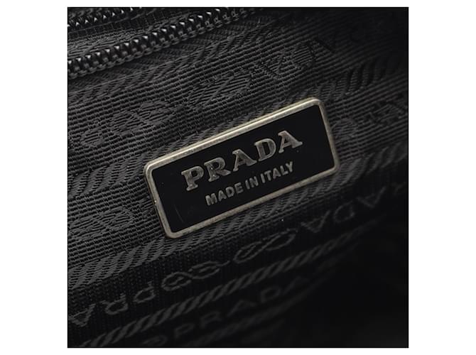 Saffiano Bolso de hombro con logo triangular Prada Negro - vista 4