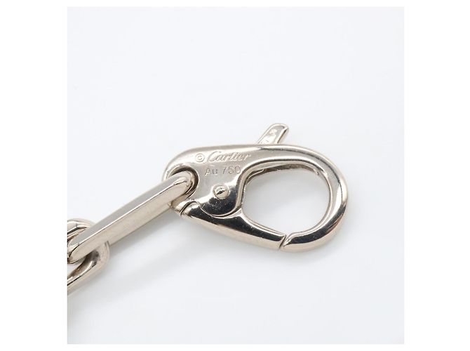Bracciale Cartier Santos in oro bianco 18K Argento - vista 4