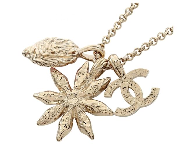 Collana Lunga Bijou Coco Mark di Chanel Rosa D'oro - vista 2