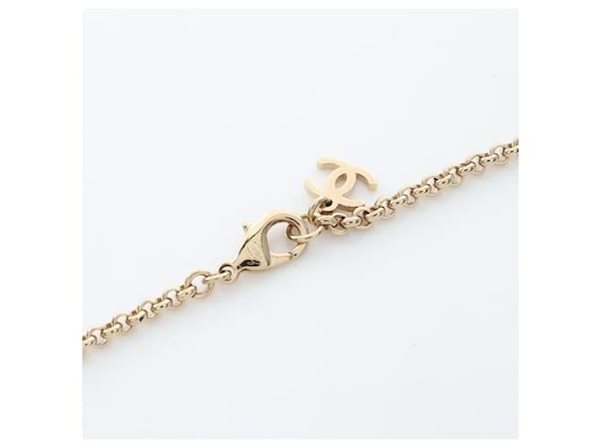 Collana Lunga Bijou Coco Mark di Chanel Rosa D'oro - vista 4